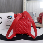 CHANEL Caviar Quilted Business Affinity Backpack Red