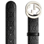 Gucci signature leather belt