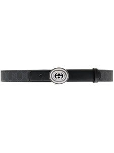 Gucci Interlocking G oval buckle belt