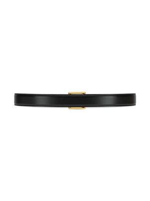 Gucci pattern-detailed rectangular buckle belt