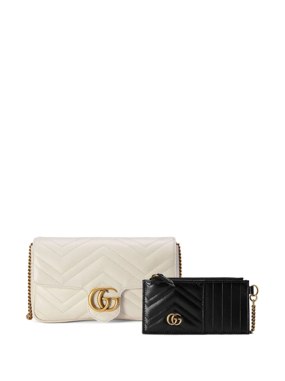 Gucci mini GG Marmont leather wallet-on-chain