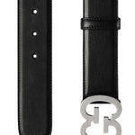 GG buckle leather belt