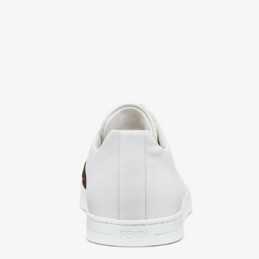 Sneakers White leather slip-ons