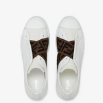 Sneakers White leather slip-ons