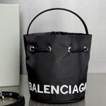 Balenciaga Drawstring Bucket Black