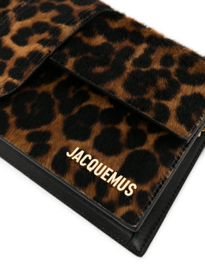 Jacquemus Le Bambino leopard-print shoulder bag