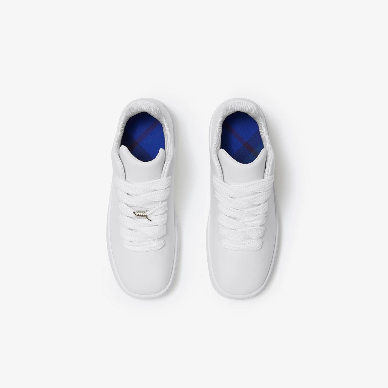 Leather Box Sneakers -Colour: White