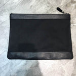 Balenciaga Black Navy Clip M Clutch Bag