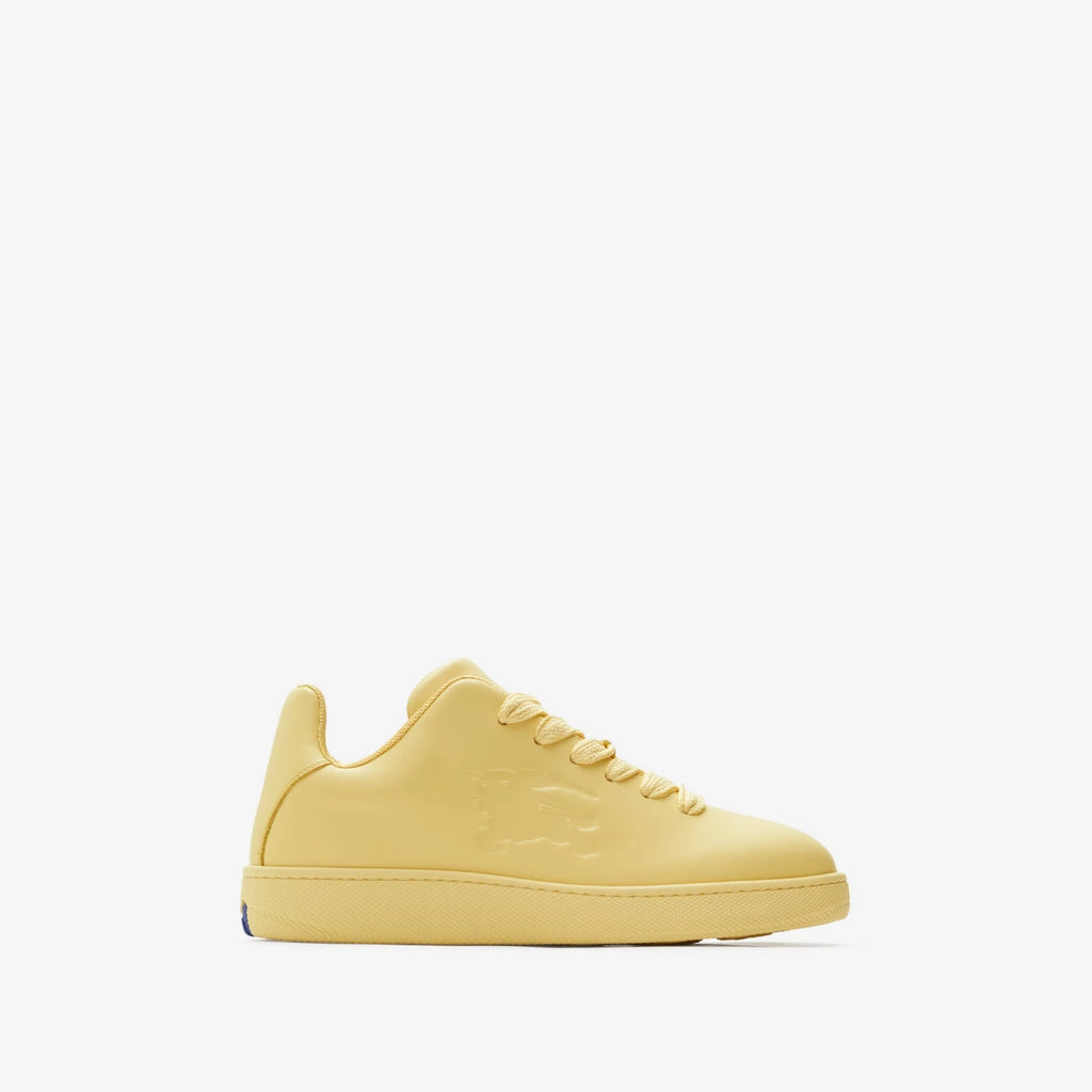 Leather Box Sneakers -Colour: Daffodil