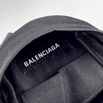 BALENCIAGA Nylon Oversized Mini Backpack Black