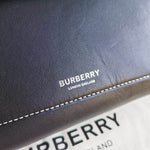 BURBERRY Soft Calfskin Mini Pocket Cabas Tote Blackv