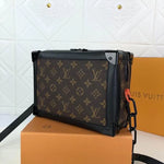 LOUIS VUITTON PRE-OWNED MONOGRAM SOFT TRUNK SHOULDER BAG - BROWN