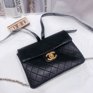 CHANEL Lambskin Quilted XL Jumbo Single Flap Black