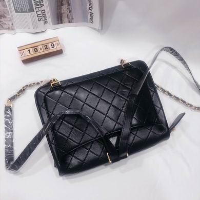 CHANEL Lambskin Quilted XL Jumbo Single Flap Black