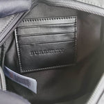 BURBERRY Nylon Logo Detail Crossbody Bag Black