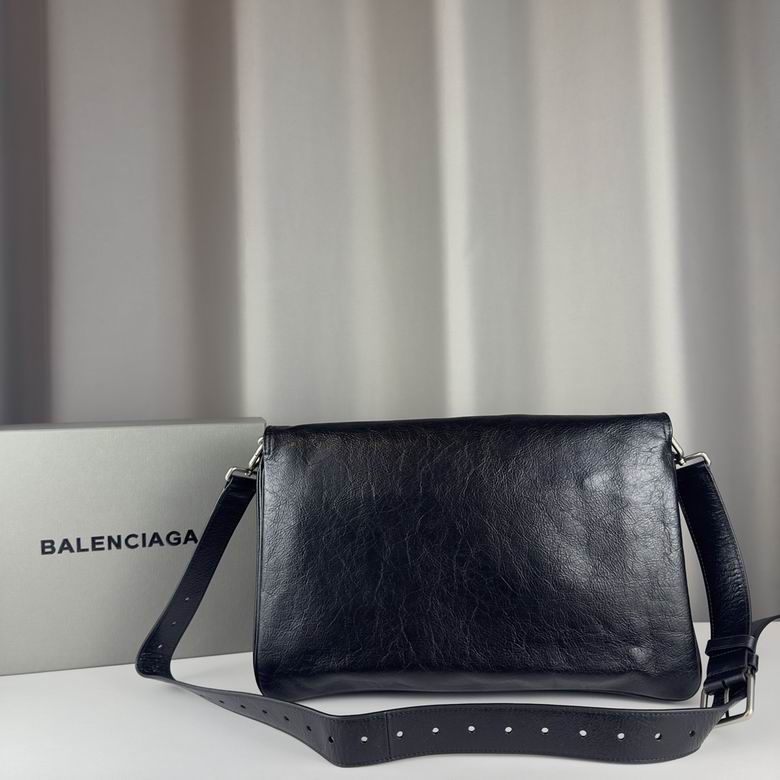 Balenciaga Women's Black Small Bb Soft Leather Shoulder Bag