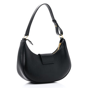 CELINE Smooth Calfskin Ava Triomphe Soft Bag Black