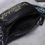 Balenciaga Graffiti Explore Leather Belt Bag 529550 Black