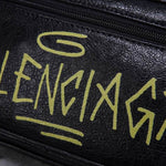 Balenciaga Graffiti Explore Leather Belt Bag 529550 Black