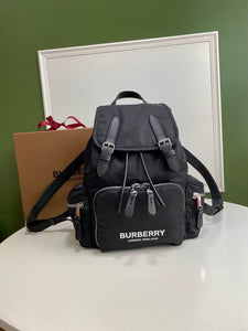 BURBERRY Nylon Logo Print Small Rucksack Backpack