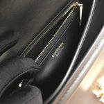 BURBERRY Calfskin Gorilla Print Small TB Bag Black