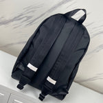 BALENCIAGA Nylon Embroidered Explorer Backpack Milano Paris Los Angeles Black