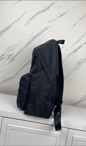 BALENCIAGA Nylon You Are The World Explorer Backpack Black