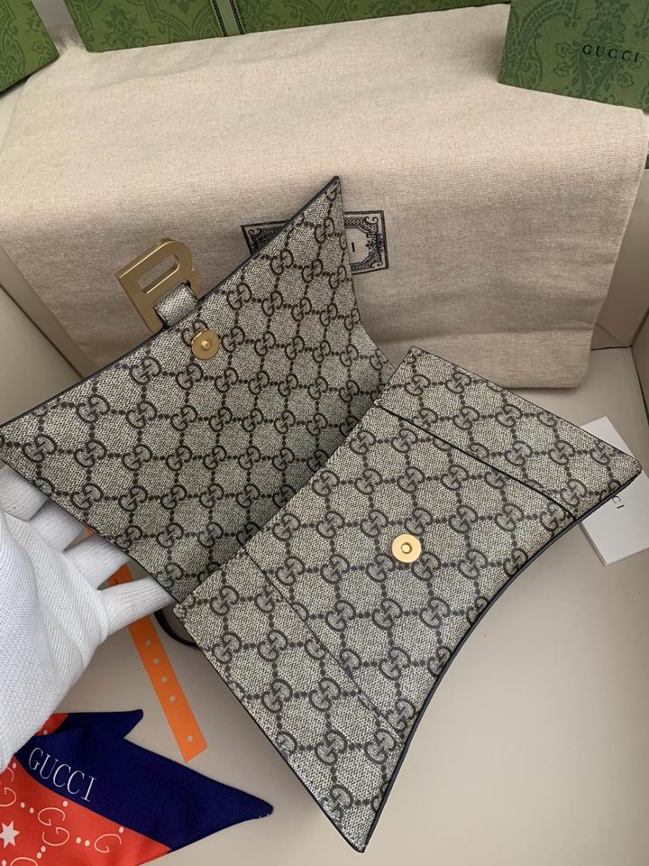 Gucci x Balenciaga Hourglass hacker project bag Beige