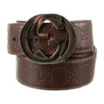 GUCCI Interlocking G Logo Leather Belt Kit