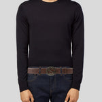 GUCCI Interlocking G Logo Leather Belt Kit