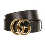 GUCCI Double G Logo Leather Belt