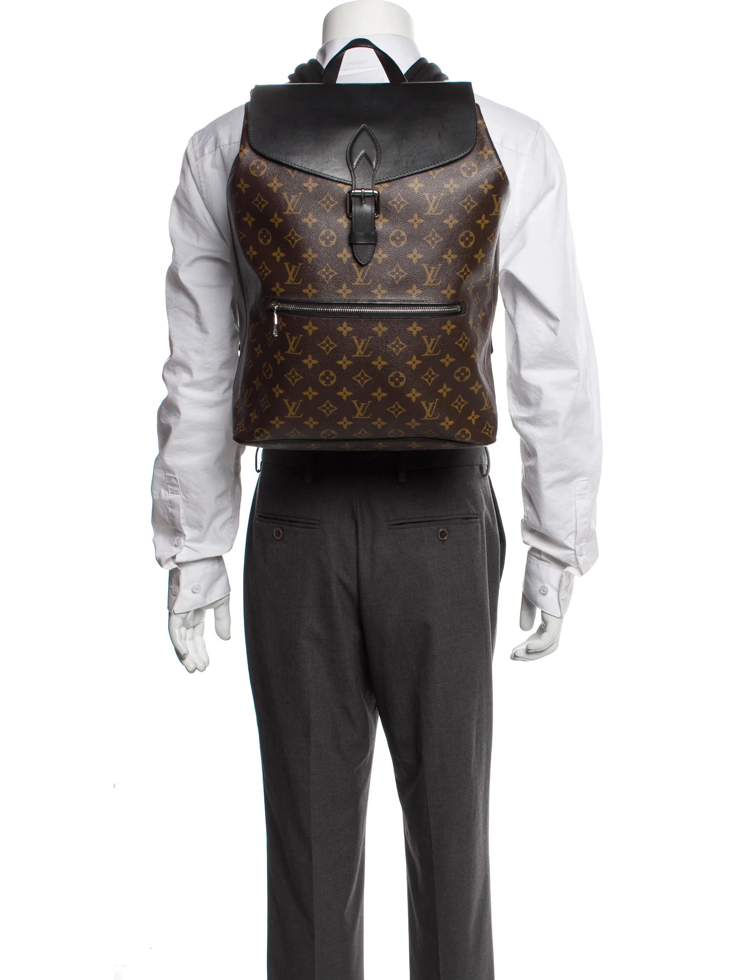 LOUIS VUITTON Monogram Macassar Palk Backpack