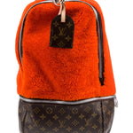 LOUIS VUITTON x Marc Newson Monogram Shearling Backpack