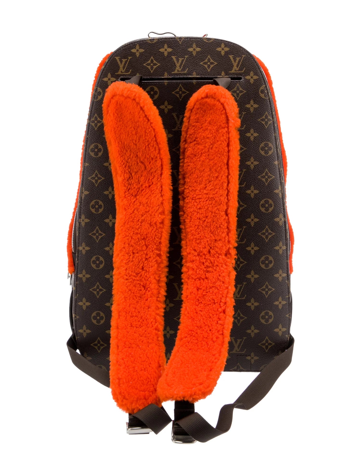 LOUIS VUITTON x Marc Newson Monogram Shearling Backpack