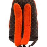 LOUIS VUITTON x Marc Newson Monogram Shearling Backpack