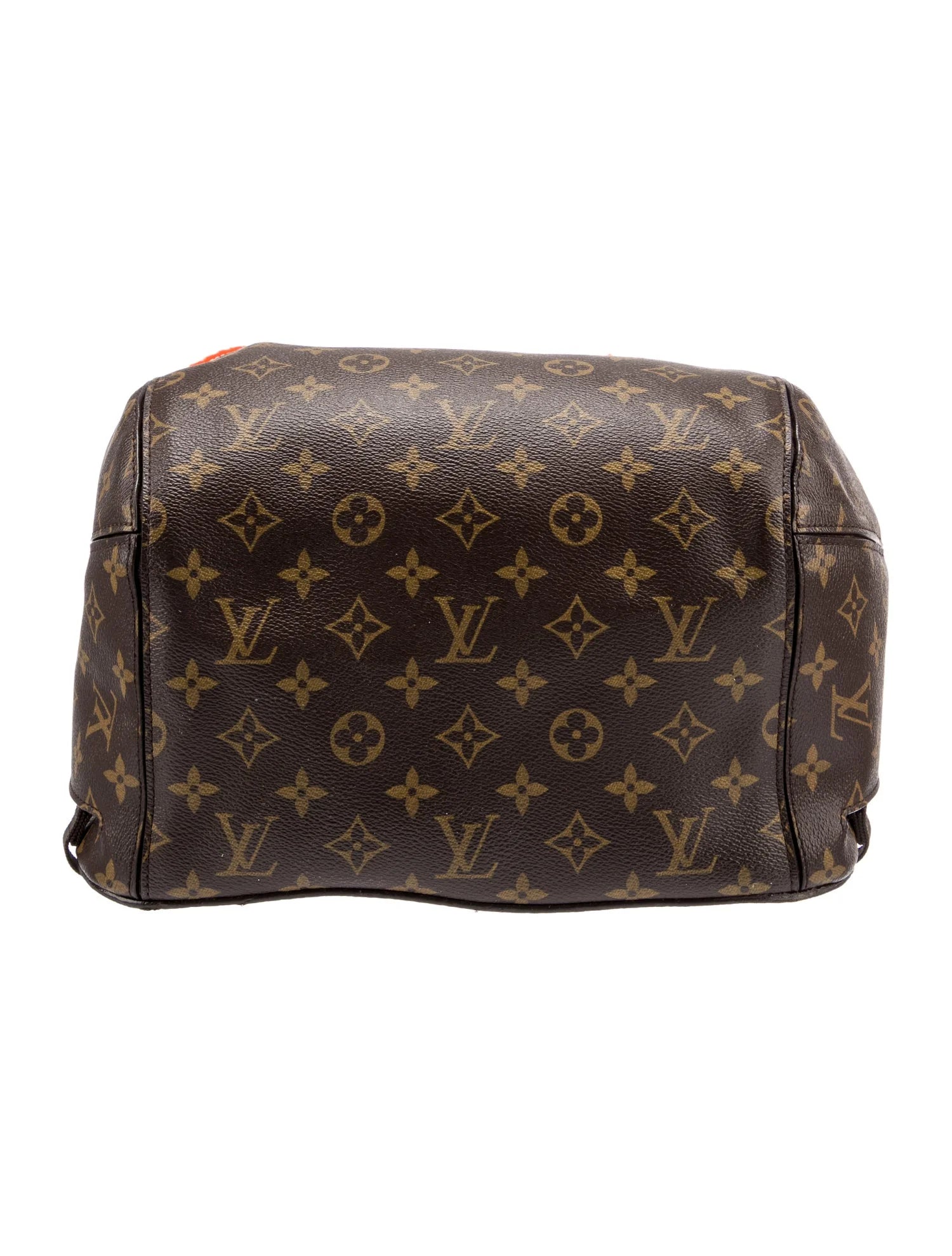 LOUIS VUITTON x Marc Newson Monogram Shearling Backpack