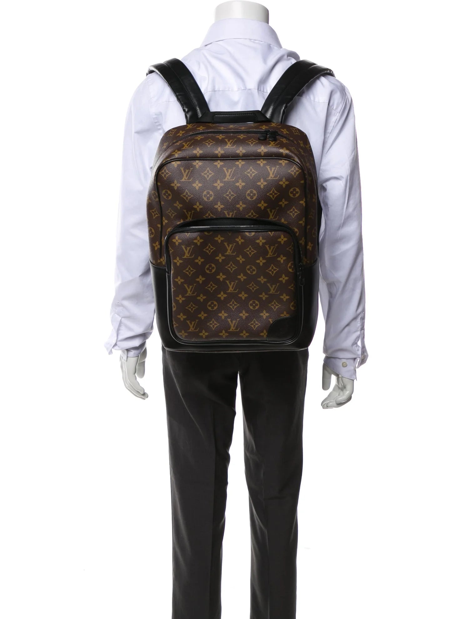 LOUIS VUITTON Monogram Macassar Dean Backpack