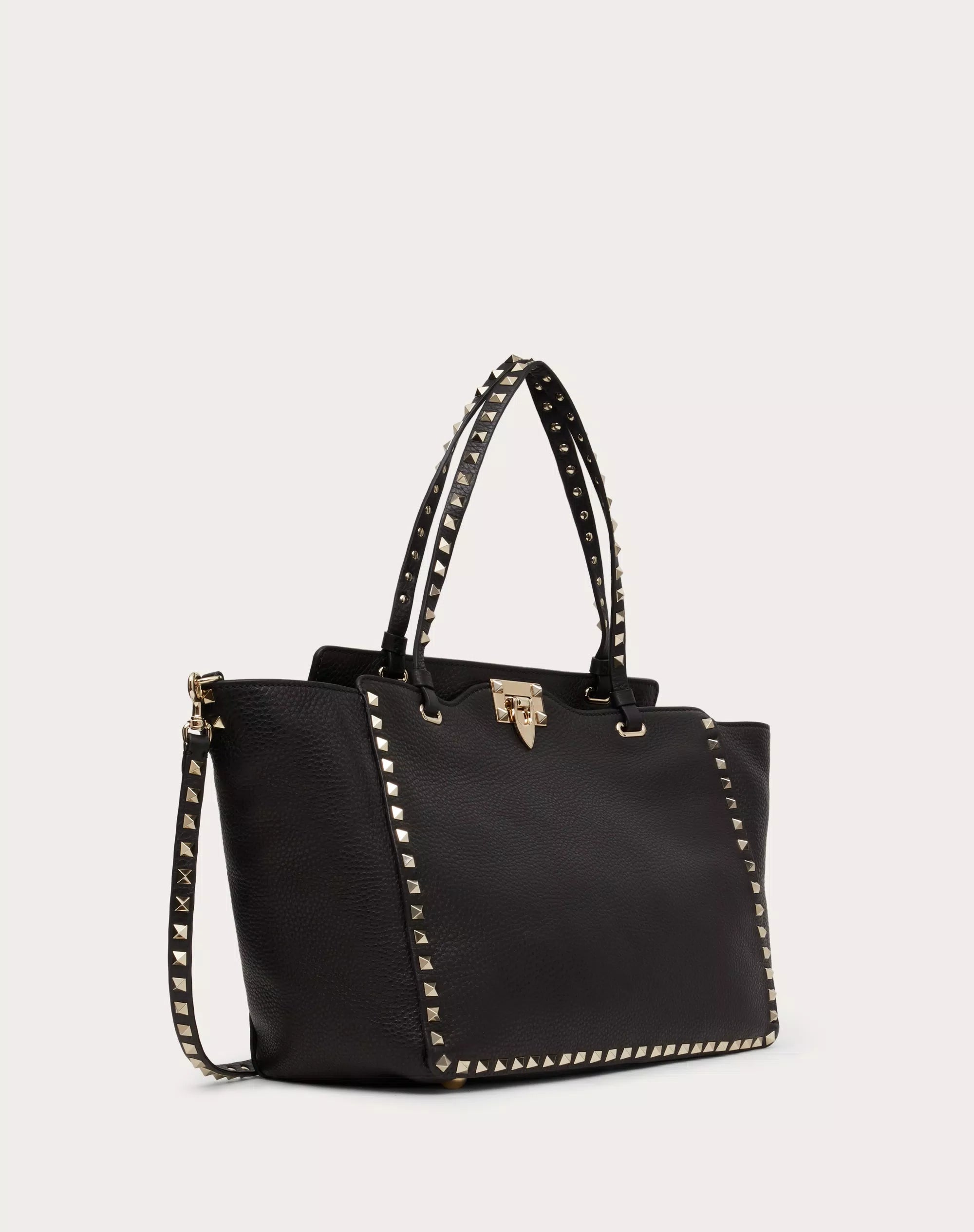 MEDIUM GRAINY CALFSKIN ROCKSTUD BAG