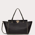 MEDIUM GRAINY CALFSKIN ROCKSTUD BAG