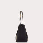 MEDIUM GRAINY CALFSKIN ROCKSTUD BAG