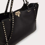 MEDIUM GRAINY CALFSKIN ROCKSTUD BAG