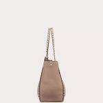 MEDIUM GRAINY CALFSKIN ROCKSTUD BAG