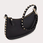 MINI ROCKSTUD HOBO BAG IN GRAINY CALFSKIN