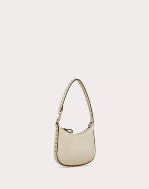 MINI ROCKSTUD HOBO BAG IN GRAINY CALFSKIN