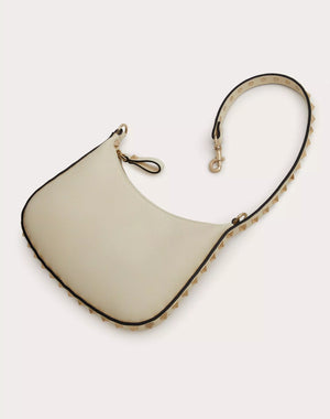 MINI ROCKSTUD HOBO BAG IN GRAINY CALFSKIN