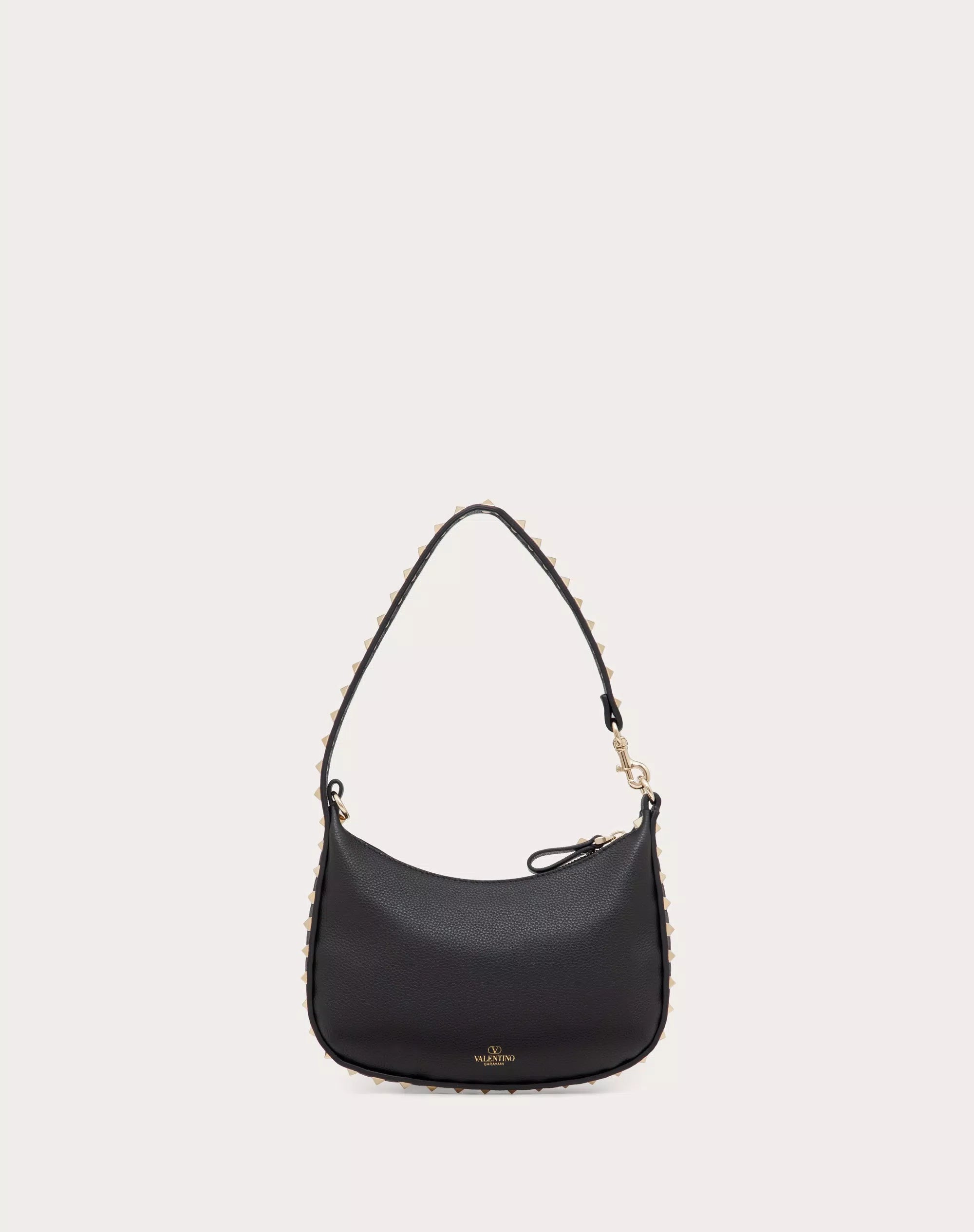 MINI ROCKSTUD HOBO BAG IN GRAINY CALFSKIN