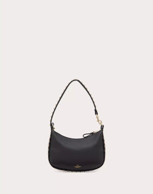 MINI ROCKSTUD HOBO BAG IN GRAINY CALFSKIN