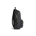 MEN'S EXPLORER BACKPACK WITH PIERCINGS IN BLACK