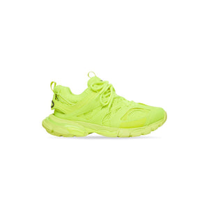 MEN'S TRACK SNEAKER IN FULL MESH IN FLUO YELLOW