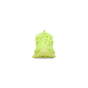 MEN'S TRACK SNEAKER IN FULL MESH IN FLUO YELLOW